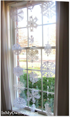 冬日窗飾 雪花的夢(mèng)幻點(diǎn)綴